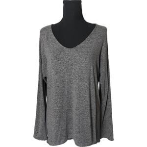 Harlowe & Graham Gray Knit Pullover Sweater Women’s Size L